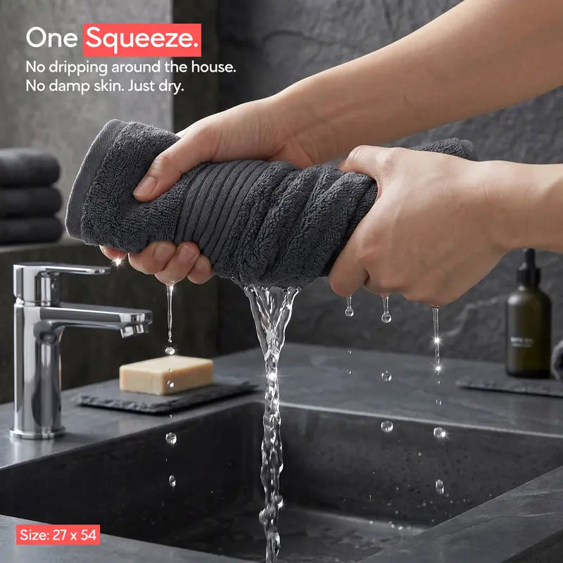 Utopia Towels 4 Pack Bath Towels, 27X54 Inch, 100% Ring Spun Cotton, Soft, Highly Absorbent & Quick Dry Bathroom Towels