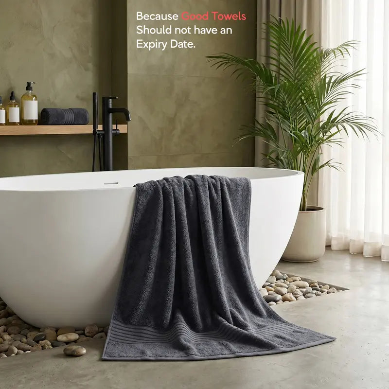 Utopia Towels 4 Pack Bath Towels, 27X54 Inch, 100% Ring Spun Cotton, Soft, Highly Absorbent & Quick Dry Bathroom Towels