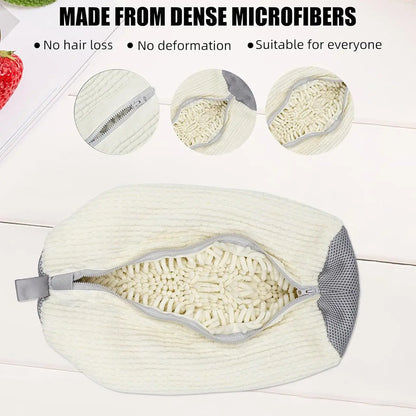 Shoe Laundry Bags for Washing Machine - Durable Polyester Zipper Bags for Sneakers, Clothes, and Socks - Anti-Deformation Compact Storage Accessories