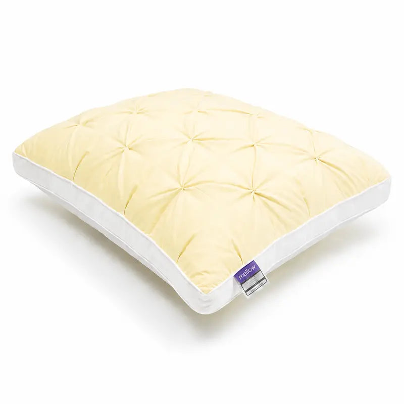 Mellow Sleep | Ploof Pillow – Extra-Fluffy Dual-Layer Pillow, Cloud-Like Soft Plush Bed Pillow with Breathable Support, Never Flat, Neck-Cradling Comfort for Side, Back & Stomach Sleepers, Machine Washable