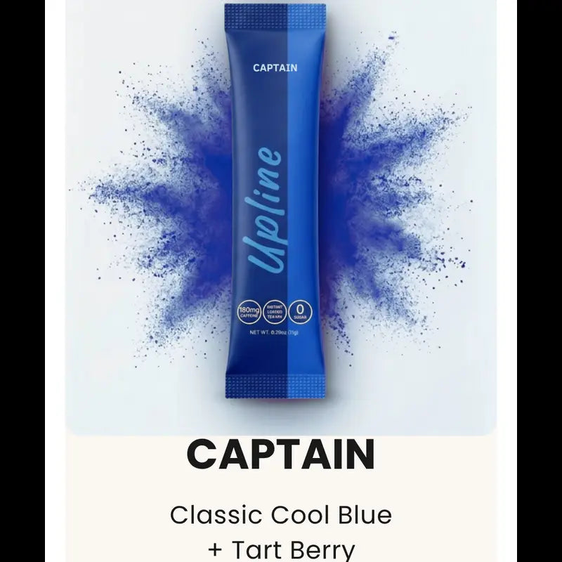 Upline Instant Loaded Tea Mix - Single Pack Multi Flavor, High Caffeine Content, Low Calorie, Low Carb, Sugar-Free, Aspartame-Free, Lightly Carbonated
