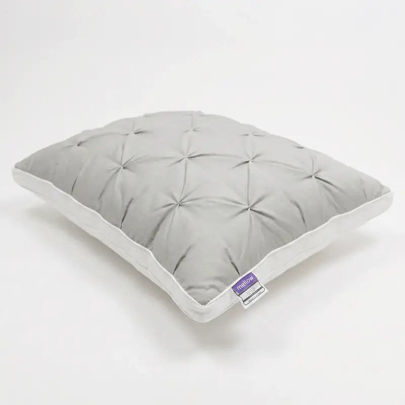 Mellow Sleep | Ploof Pillow – Extra-Fluffy Dual-Layer Pillow, Cloud-Like Soft Plush Bed Pillow with Breathable Support, Never Flat, Neck-Cradling Comfort for Side, Back & Stomach Sleepers, Machine Washable